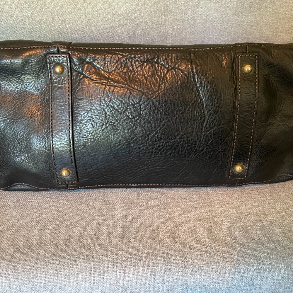 Dooney & Bourke Black Leather Shoulder Bag - Picture 5 of 13